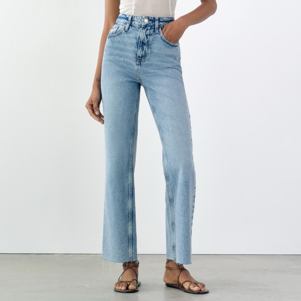 Zara high rise Z1975 Straight Jeans